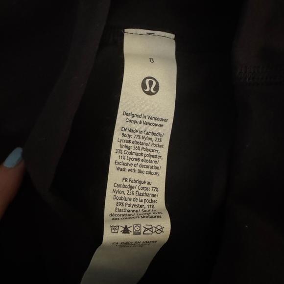 Lululenon wunder train high rise Black Leggings - Picture 2 of 3